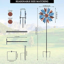 WONDER GARDEN Wind Spinner, Premium Kinetic Wind Sculpture Spinners Metal Windmill for Outdoor Yard Patio Lawn & Garden Decor by GreenHaven Gardens