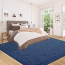 5x8 Area Rug for Living Room: Fluffy Shag Soft Washable Rugs Fuzzy Plush Indoor Carpet for Bedroom Nursery Playroom Dorm Kids Girls Boys Room (Navy Blue, 5'x8') by TinyTreasures Baby Boutique