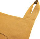 Amazhiyu 100% Linen Door Hanging Laundry Hamper Bag, 19x27 Inches Yellow by CozyNest Decor