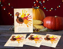 Handprint Art Craft Kits, DIY Happy Thanksgiving Keepsake, Handprint Baby Keepsake Gifts, 10 Turkey Cards, Thanksgiving Party Games, Make Your Own Thank You Greeting Cards Gifts for Mom and Dad, 01 by TinyTreasures Baby Boutique