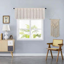 Sutuo Home Boho Sheer Curtain Valance Crochet Lace with Bohemian Hollow Knitted Handmade Tassels, Short Farmhouse Window Treatment for Kitchen Cafe, Rod Pocket, 1 Panel 59" W x 18" L, Beige by CozyNest Decor