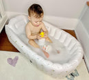 MINK Inflatable Bathtub for Toddlers - Portable Baby Tub with Built-in Air Pump - Collapsible Design for Easy Storage - Perfect for Newborns to Infants by TinyTreasures Baby Boutique