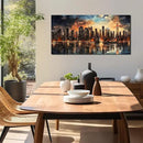 New York City Canvas Wall Art for Bedroom Modern Wall Pictures for Living Room Home Office Wall Decor Size 20 x 40 Inch by CozyNest Decor