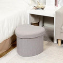 B FSOBEIIALEO Storage Ottoman Cube, Heart Shaped Ottomans with Storage Foot Stool Footrest for Lving Room, Boucle Ottoman Seat for Dorm Room,Faux Teddy Fur, Grey 15"x15"x15" by CozyNest Decor
