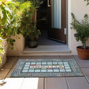 CHICHIC Rectangle Entrance Door Mat Large 18 x 30 Inch Entry Way High Traffic Area Doormat Front Door Rugs Outdoors Heavy Duty Welcome Mat, Non Slip Rubber Back Low Profile for Garage by CozyNest Decor
