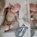 mushie Baby Bath Mitt | Organic Cotton | Pack of 2 (Tradewinds) by TinyTreasures Baby Boutique