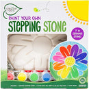 Creative Roots Mosaic Flower Garden Stepping Stone Kit, Includes 7-Inch Ceramic Stone & 6 Vibrant Paints, DIY Stepping Stone Kit for Kids Ages 6+ by TinyTreasures Baby Boutique