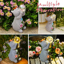 Solar Cat Outdoor Garden Statues : Outside Decor with Lights Clearance for Yard Art Lawn Ornaments Porch Patio Balcony Home House - Birthday Gifts for Grandma Mom Women by GreenHaven Gardens