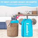 Sylfairy 2 Pack XL Laundry Bag with Strap,Heavy Duty Travel Laundry Bag,Rip-Stop Dirty Clothes Shoulder Bag with Drawstring,Easy Fit a Laundry Hamper or Basket Travel Essentials by TinyTreasures Baby Boutique