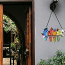 2 Pack Stained Glass Window Hanging - Hummingbird Decorations Suncatcher Hand-Painted Double Sided Birds on A Branch Sun Catcher for Window Home Decor Gifts for Mom,Bird Lovers by TinyTreasures Baby Boutique