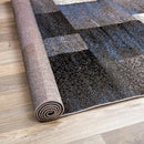 Rugshop Modern Distressed Boxes Runner Rug 2' x 7' Blue by TinyTreasures Baby Boutique