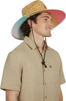 Quiksilver Men's Wide Brim Outdoor Lifeguard Straw Sun Hat by GreenHaven Gardens
