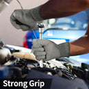 240 Pairs ANSI A5 Cut Resistant Work Gloves, Cut Proof Gloves with PU Coating, Used for Metal Fabrication, WoodWorking, Construction, Non Slip, Durable, S, CR3088 by GreenHaven Gardens