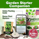HOME GROWN 20 Herb Seeds for Planting 6,000+ Non-GMO Heirloom Seeds | Extra Large Variety Pack Herb Kit – Indoor Outdoor & Hydroponic | Culinary Seed Set | Grow Your Own Herbs | Gardening Gift by GreenHaven Gardens