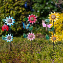 3 Pack Solar Garden Light, Sunflower & Insect Metal Solar Stake Lights, Outdoor Statues Figurine Lights for Spring Garden Lawn Patio Yard Decor by GreenHaven Gardens