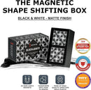 Shashibo Shape Shifting Box - Award-Winning, Patented Fidget Cube w/ 36 Rare Earth Magnets - Transforms Into Over 70 Shapes, Gift Box, Download Fun in Motion Toys Mobile App (Black & White, 2 Pack) by TinyTreasures Baby Boutique