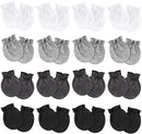 Newborn Baby Mittens No Scratch Cotton Elastic Wrist Gloves Infant Toddler Mittens for Baby Boy Girl 0-6 Months by TinyTreasures Baby Boutique