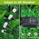 Solar Garden Lights Outdoor Waterproof, 6 Pack 48 LED Swaying Light Firefly Light Outdoor Decor Lights for Garden Gifts for Pathway Party Christmas Decoration, Warm White by CozyNest Decor