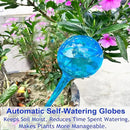 MOONSOUND Self Watering Globes for Plants - 10pcs Automatic Watering Bulbs for Indoor & Outdoor Potted Plants, Vacation Plant Care, Water Conservation Device by GreenHaven Gardens