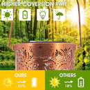 Solar Lanterns Outdoor Hanging Lantern Lights,Sunflower Metal Decor Lanterns-Waterproof LED Decorative Light for Garden Patio Yard Lawn Backyard Front Porch as Gifts for Mom Grandma Women by GreenHaven Gardens