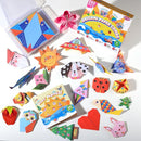 Origami Kit for Kids Ages 5-8 8-12, 260 Sheets Origami Paper with 99 Patterns and Guiding Book, Funtopia DIY Craft Art Projects Supplies for Boys Girls, Travel School Vacation Activities Toy by TinyTreasures Baby Boutique