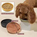 The Slowdown Bowl Silicone Slow Feeder for Dogs & Puppies, Slow Eating, Modern Lick Mat Design, Reduces Gulping, Fits 2 Cups 7.5” Across x 1.5” Tall, Mealtime Challenge, Medium-Spruce by CozyNest Decor