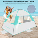 Venustas Beach Tent Sun Shelter for 3/4-5/6-7/8-10 Person, UPF 50+ UV Protection Beach Canopy, Lightweight and Easy Setup Cabana, Portable Shade Tent by TinyTreasures Baby Boutique