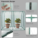 Poray Large Tunnel 8.2'x4' Plant Netting Cover, 6FT Tall Crop Cage Tomato Netting,Pest Guard Cover for Vegetables &Fruits,Durable Gardening Net for Plant and Animal by GreenHaven Gardens