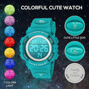 Kids Watch,Boys Watch for 3-15 Year Old Boys,Digital Sport Outdoor Multifunctional Chronograph LED 50 M Waterproof Alarm Calendar Analog Watch for Children with Silicone Band,Kids Gift by TinyTreasures Baby Boutique