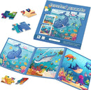 Magnetic Puzzles for Toddlers 3-5 , 75-Pieces Travel Toys , Sea Puzzles Ages 4-6, Educational Learning Magnets, Road Car Trip & Airplane Activities Toys for 3 4 5 6 7 Girls Boys Gift by TinyTreasures Baby Boutique
