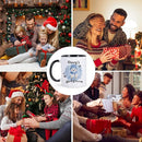 Custom Hot Cocoa Mugs Personalized Christmas Coffee Mugs with Name Customized Hot Chocolate Mug for Kids 11 oz Winter Holiday Cups Xmas Snowman Reindeer Mug Christmas Gifts for Family Boys Girls by TinyTreasures Baby Boutique