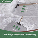 Eyliden 17" Rubber Floor Squeegee - Quick Water & Foam Removal, Dual-Action Push & Scrape Heavy-Duty Scrubber Broom with Telescopic Handle, for Bathroom Shower Kitchen Floors Glass Pool by GreenHaven Gardens