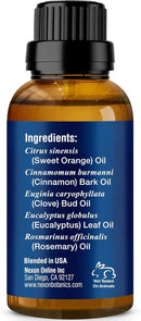 Robbers' Immunity Essential Oil Blend 30 ml - Immune Boost Aromatherapy for Diffusers - Natural Shield Against Impurities - Nexon Botanics by CozyNest Decor