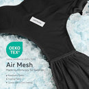 Momcozy Baby Carrier AirMesh - The Perfect Summer Water Sling for Newborns to Toddler 8-35 lbs - Cooling, Breathable and Lightweight Baby Wrap, Nice for Summer, Pool, Beach, Swimming, Black by TinyTreasures Baby Boutique