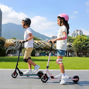 Caroma Electric Scooter for Kids Ages 6-12,150W/180WMotor,10 MPH Max Speed & 7 Miles,Colorful Lights,Adjustable Height & Speed,LED Display,Foldable Kids Electric Scooter 132 Lbs Max Load,Idea Gift by TinyTreasures Baby Boutique
