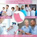 Nursing Clipboard Foldable Clipboard Medical: Edition Cheat Sheets Aluminum 3 Layers Foldable Clipboards Nursing Pocket Size Profile Clip Nurse Clipboards Notepad for Nurses Students and Doctors by TinyTreasures Baby Boutique