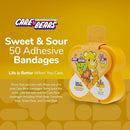 BioSwiss Care Bears Bandages, Sweet and Sour Care Bear Shaped Self Adhesive Bandage, Latex Free Sterile Wound Care, Fun First Aid Kit Supplies for Kids, 50 Count by TinyTreasures Baby Boutique