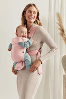 BabyBjörn Baby Carrier Mini, Light Pink, 3D Jersey | Infant Carrier (7-25 lbs), Ergonomic, Easy-to-Use by TinyTreasures Baby Boutique