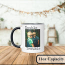 Personalized Coffee Mug, Custom Photo Text 11 Oz Ceramic Mug, Customized Picture Name Tea Cup, Unique Gift Idea, Taza Cafe Personalizadas Fotos, Cute Custom Gifts Mom Women Men, Father's Day, Black by TinyTreasures Baby Boutique