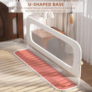 Bed Rail for Toddlers, Baby Bed Rail Guard for Kids, Toddler Bed Rails with Reinforced Anchor Fit, Height Adjustable & Foldable Bed Rail Guard for Twin, Full, Queen & King Beds (White, 59IN) by TinyTreasures Baby Boutique