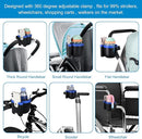 Accmor Stroller Cup Holder with Phone Holder, Bike Cup Holder, Universal Cup Holder for Uppababy Nuna Doona Strollers, 2-in-1 Cup Phone Holder for Stroller, Bike, Wheelchair, Walker, Scooter by TinyTreasures Baby Boutique