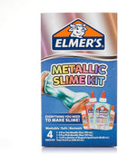 Elmer’s Metallic Slime Kit, Includes Glue and Magical Liquid Activator, 4 Piece Kit - Perfect for Parties, Gift, Kids Activity Time by TinyTreasures Baby Boutique