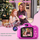 GKTZ Toys for Girls Age 3-8, Kids Camera Digital Video Toddler Camera Children Camcorder Birthday Gifts for 3 4 5 6 7 8 Year Old Girls with 32GB SD Card by TinyTreasures Baby Boutique