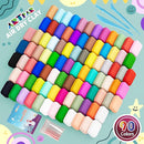 Air Dry Clay for Kids,90 Colors Modeling Model Magic Clay,DIY Molding Clay Starter Kit with Sculpting Tools,Soft and Non-Sticky,Art and Crafts for Boys & Girls 3-12 Years Old. by TinyTreasures Baby Boutique