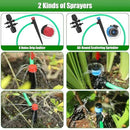 Efficient Drip Irrigation System 75FT+50FT Smart Irrigation Solution for Gardens Farms and Indoor Plants That Saves Water Resources and Improves Crop Yield by GreenHaven Gardens