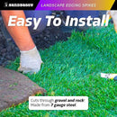 Sandbaggy 6 inch Galvanized Landscape Edging Spikes - Spiral Landscape Nails - 7 Gauge Steel - Great For Hard Rocky Soil - Also Great For Paver Edging, Artificial Turf, Landscape Fabric (1000, 6 inch) by CozyNest Decor