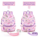 Accmor Toddler Backpack Leash, Cute Unicorn Baby Backpacks with Anti Lost Wrist Link, Mini Kids Backpack Leash Walking Harness for Outdoor Travel, Small Backpack Tether for Boys Girls 1-3 (Pink) by TinyTreasures Baby Boutique