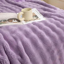 YUSOKI Luxury 3D Bubble Throw Blanket 5lb,All Ages,Home Decoration, (Lilac Purple,90 * 90inches) by CozyNest Decor