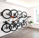 Bike Wall Mount Vertical, Swivel Bike Hangers For Garage, Bike Rack Garage Wall, Bicycle Hooks, Garden Indoor Outdoor Storage, All Metal (4Pack) by GreenHaven Gardens