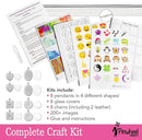Pinwheel Crafts Pendant Jewelry Making Kit for Girls 8-12+ Years, Necklace and Bracelet Making Kit for Kids – Single Craft to Create Multiple Necklace & Bracelet for Teens with 200 Designs by TinyTreasures Baby Boutique